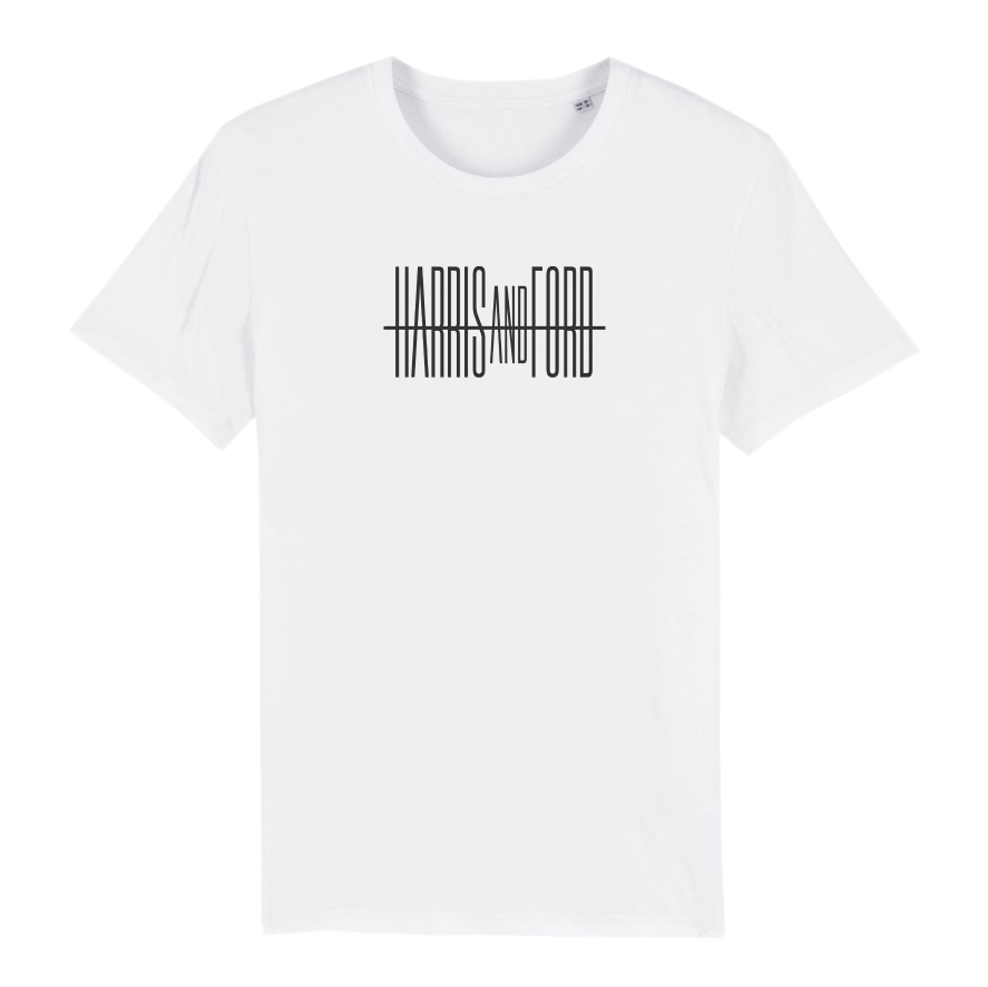 Harris & Ford - T-Shirt Schriftzug [weiß]