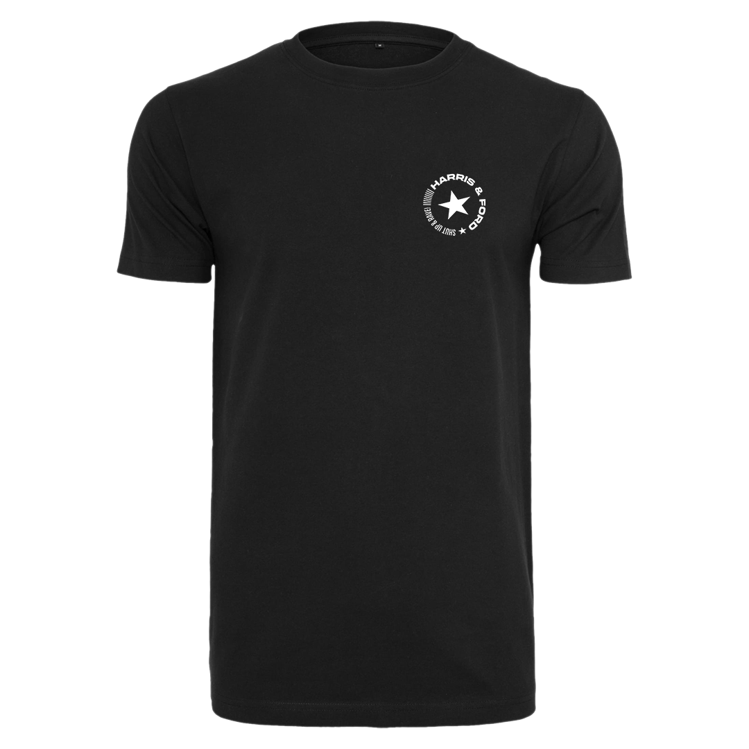 Harris & Ford - T-Shirt Circle Star Flat small / Stencil Faces [verschiedene Farben]