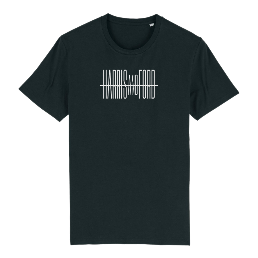 Harris & Ford - T-Shirt Schriftzug [schwarz]